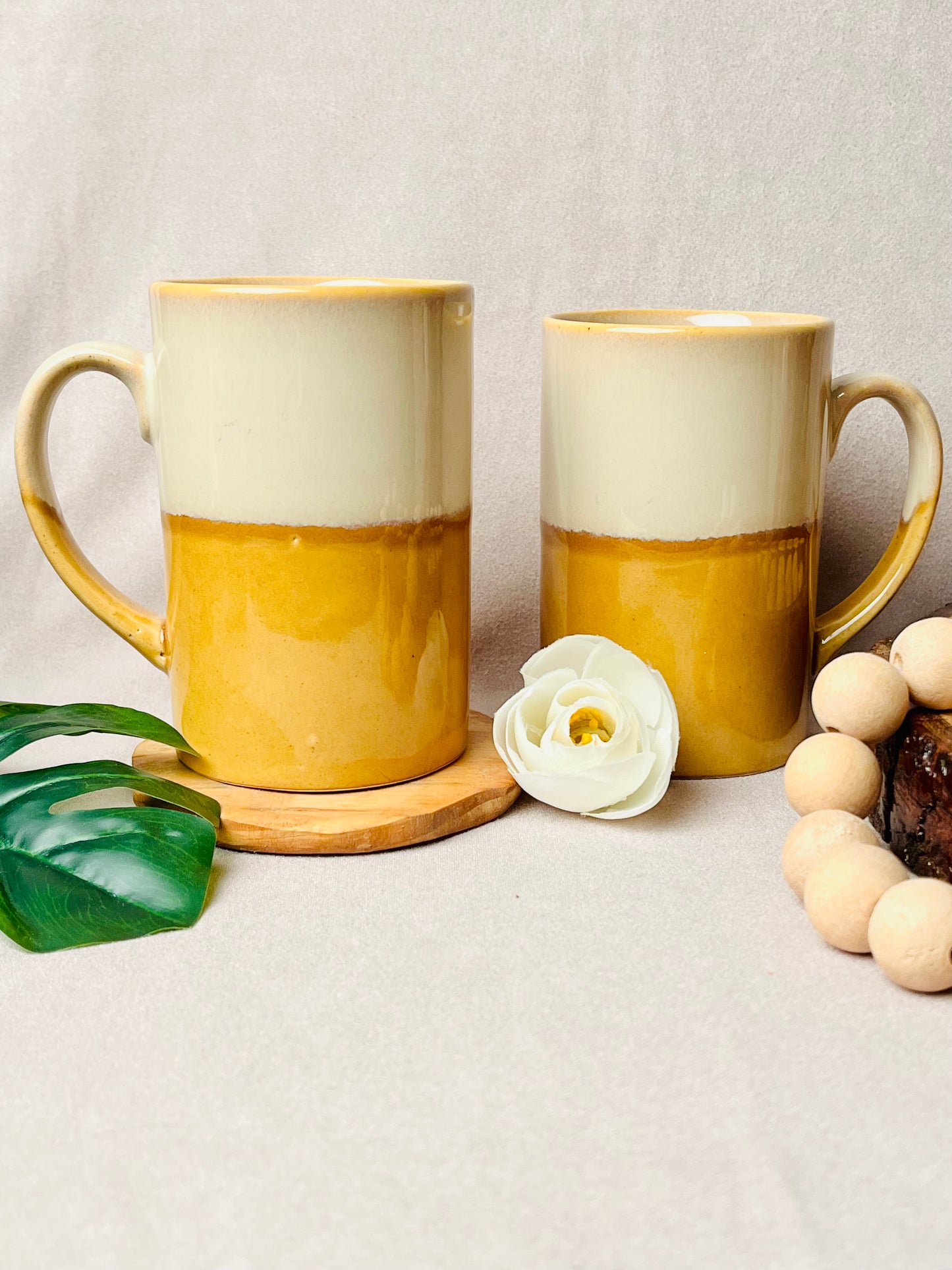 Rustic Elegance Milk Mugs