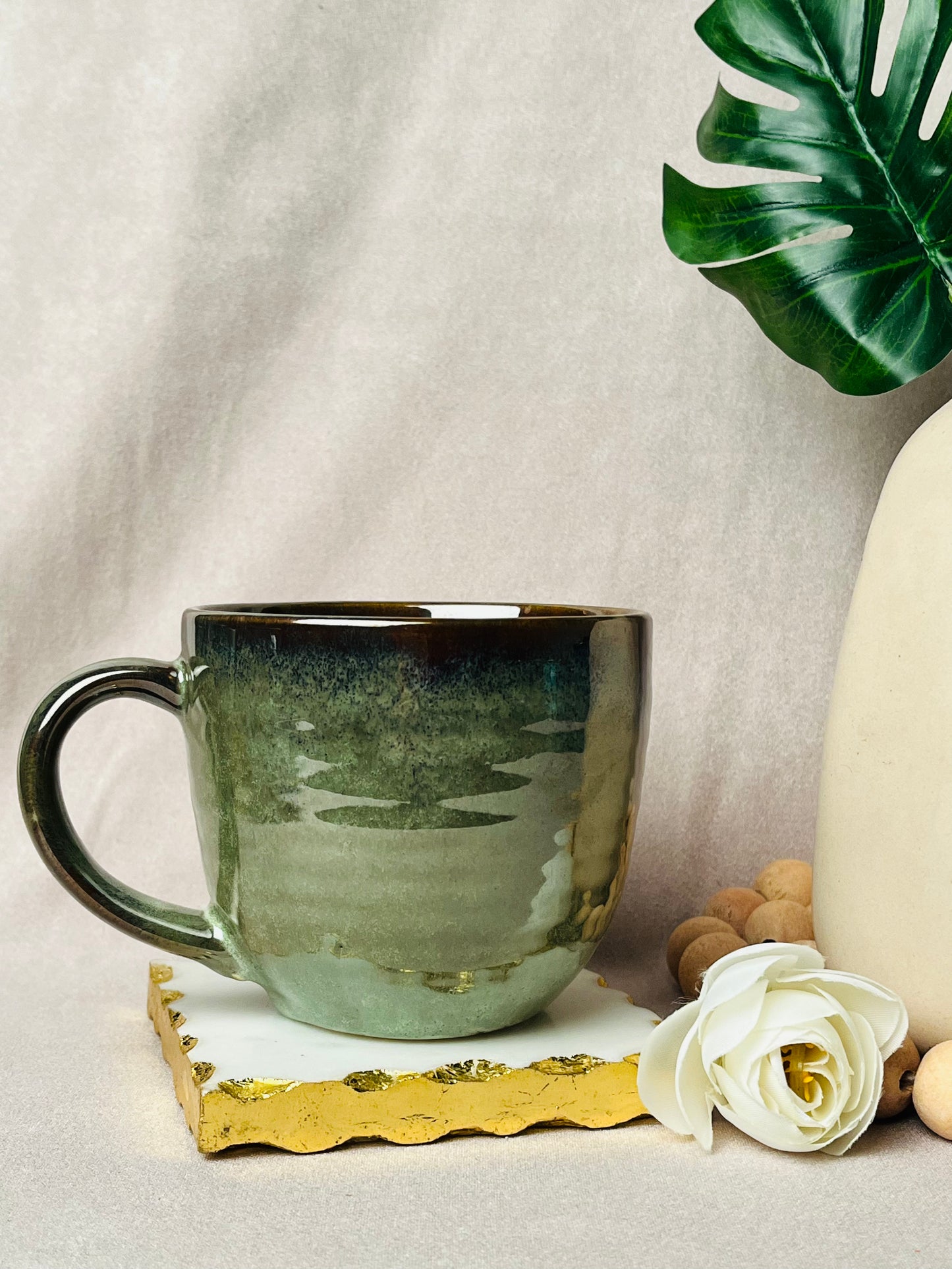 Big Green Cappuccino Mug