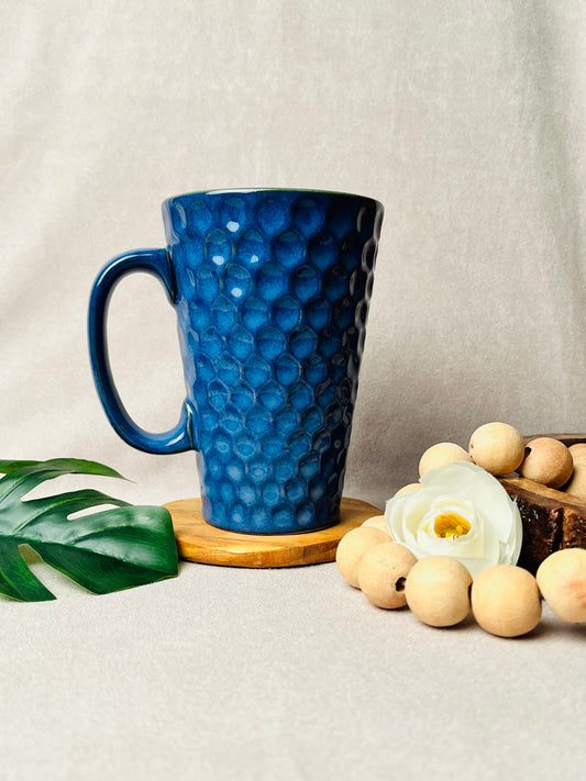 Cobalt Cold Coffee Mug