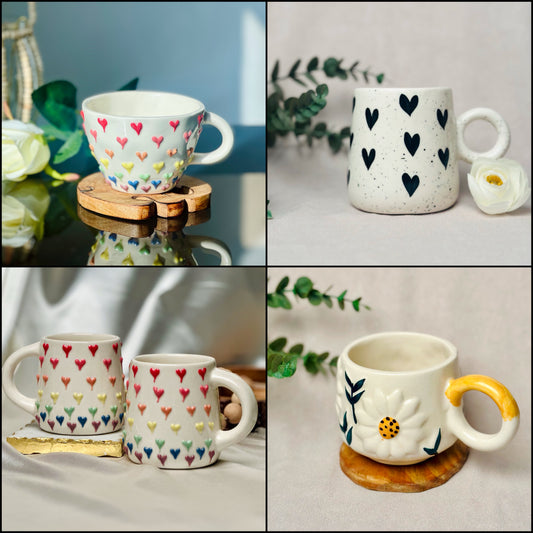 Trendiest set of 4 mugs