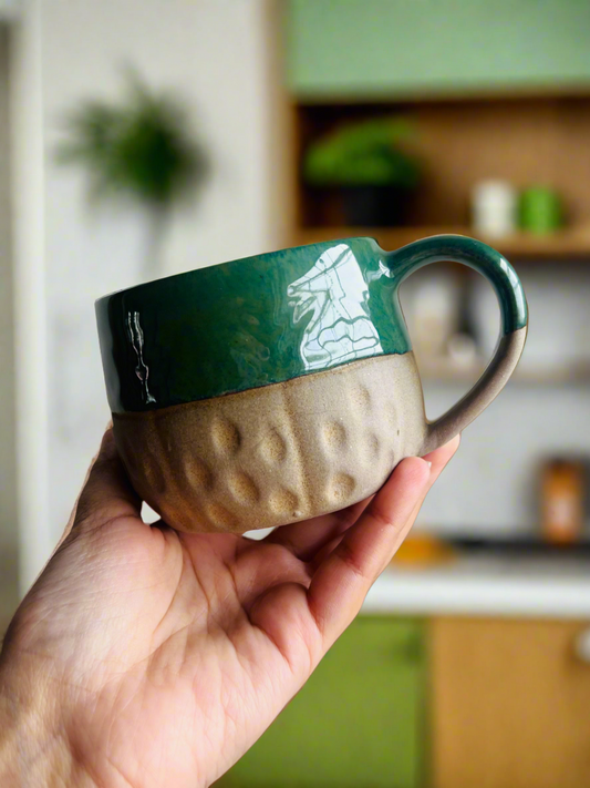 Simply Terra Mug- Green Glaze