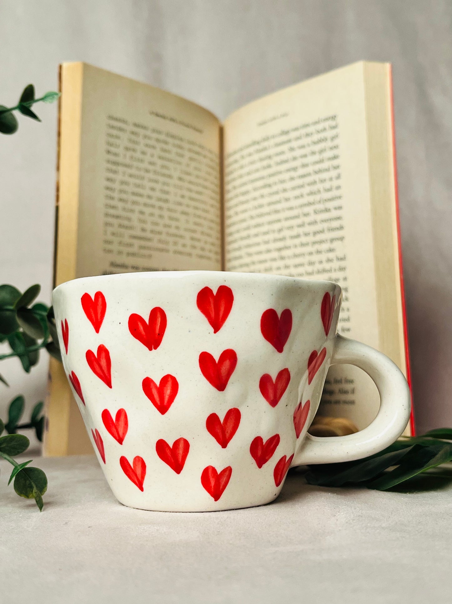 Dil Se Red Hearts Mug