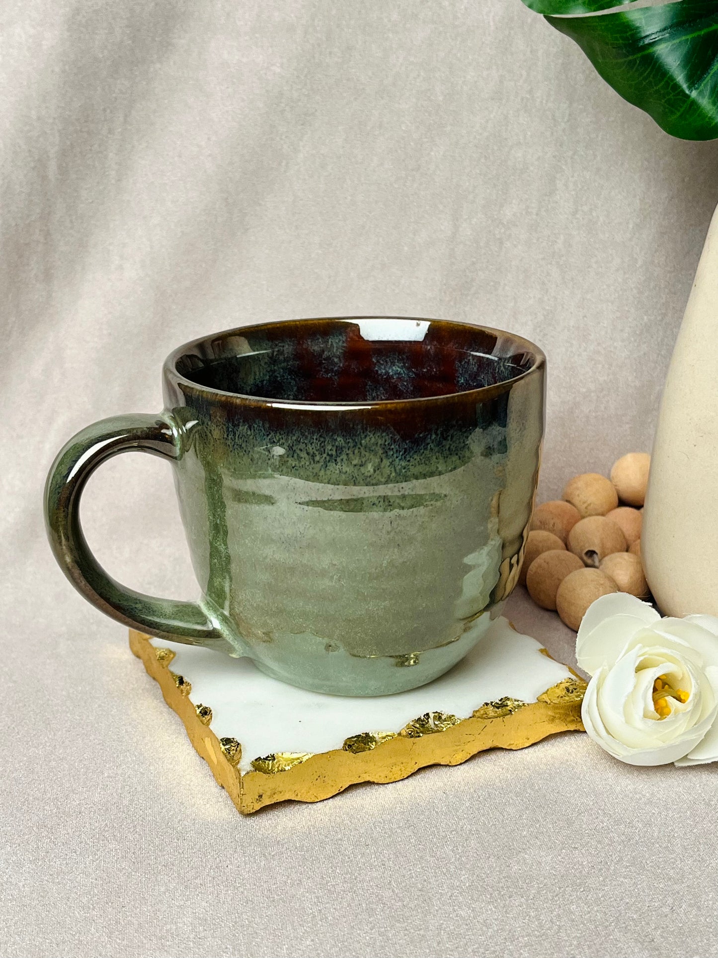 Big Green Cappuccino Mug