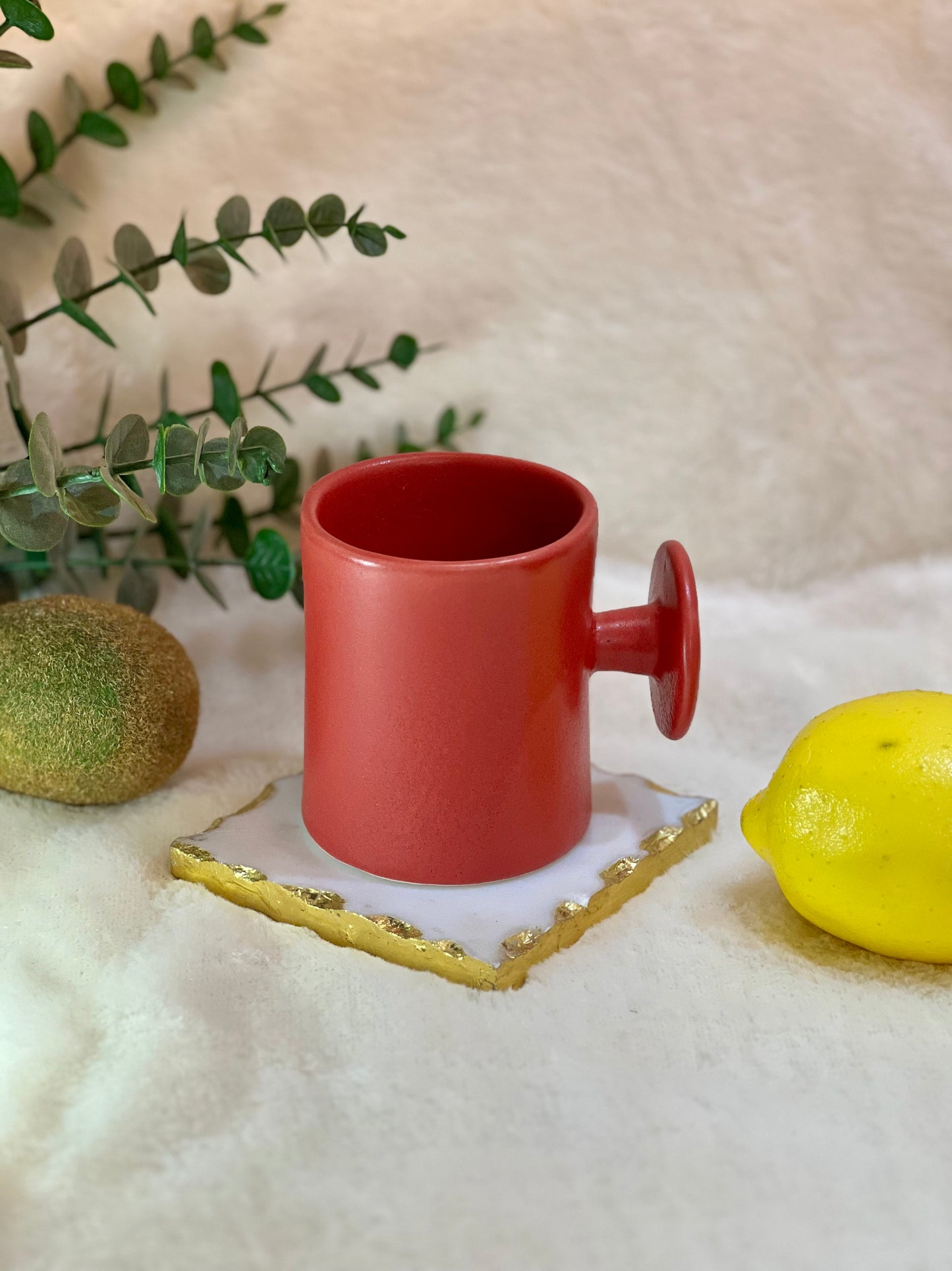 Red Zen Grip Novelty Mug