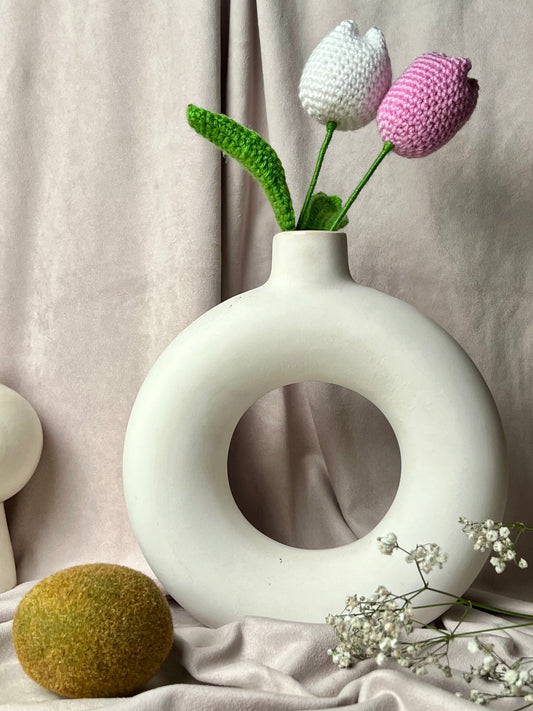 Doughnut aka Ring Vase (White)