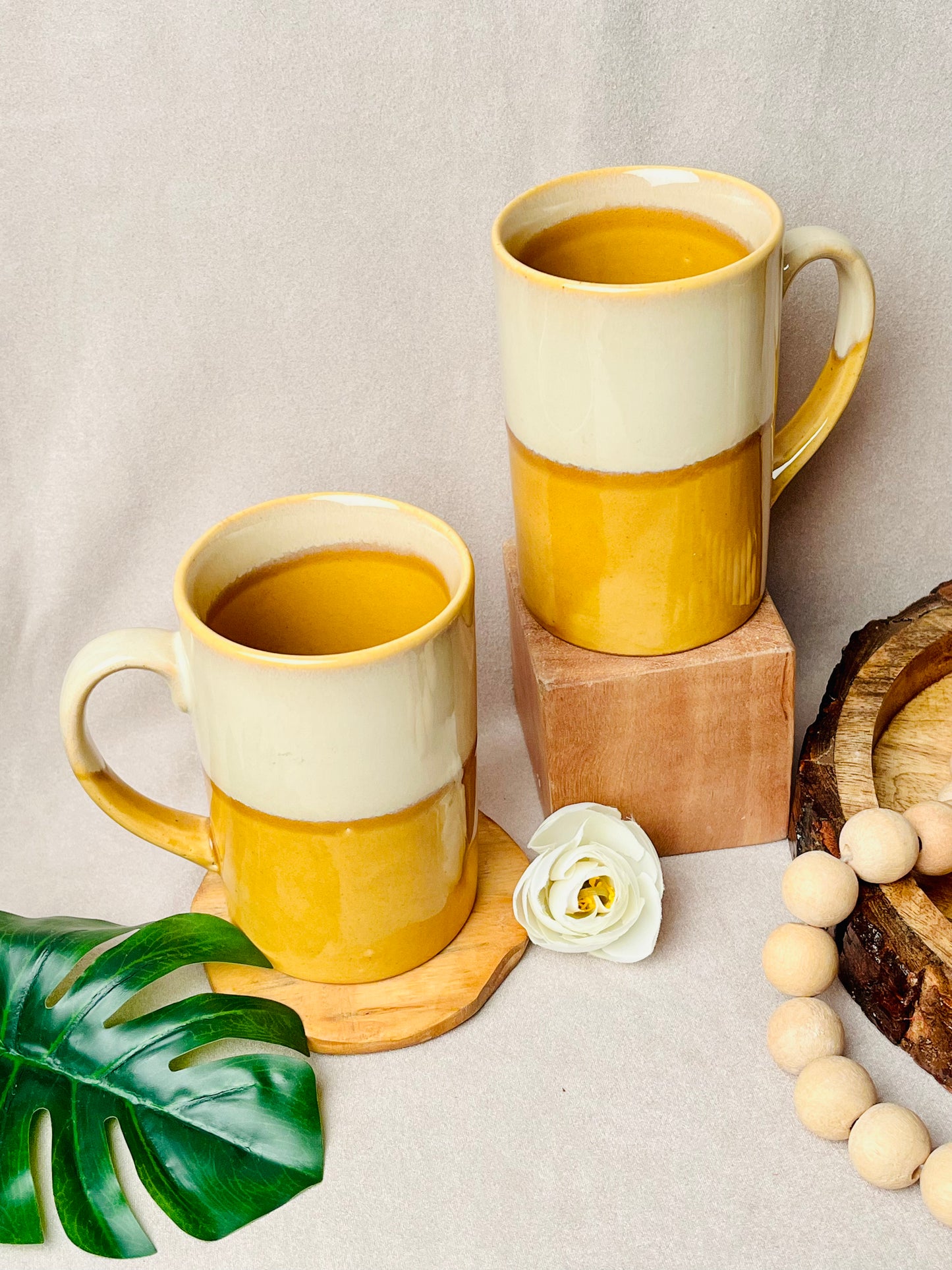 Rustic Elegance Milk Mugs