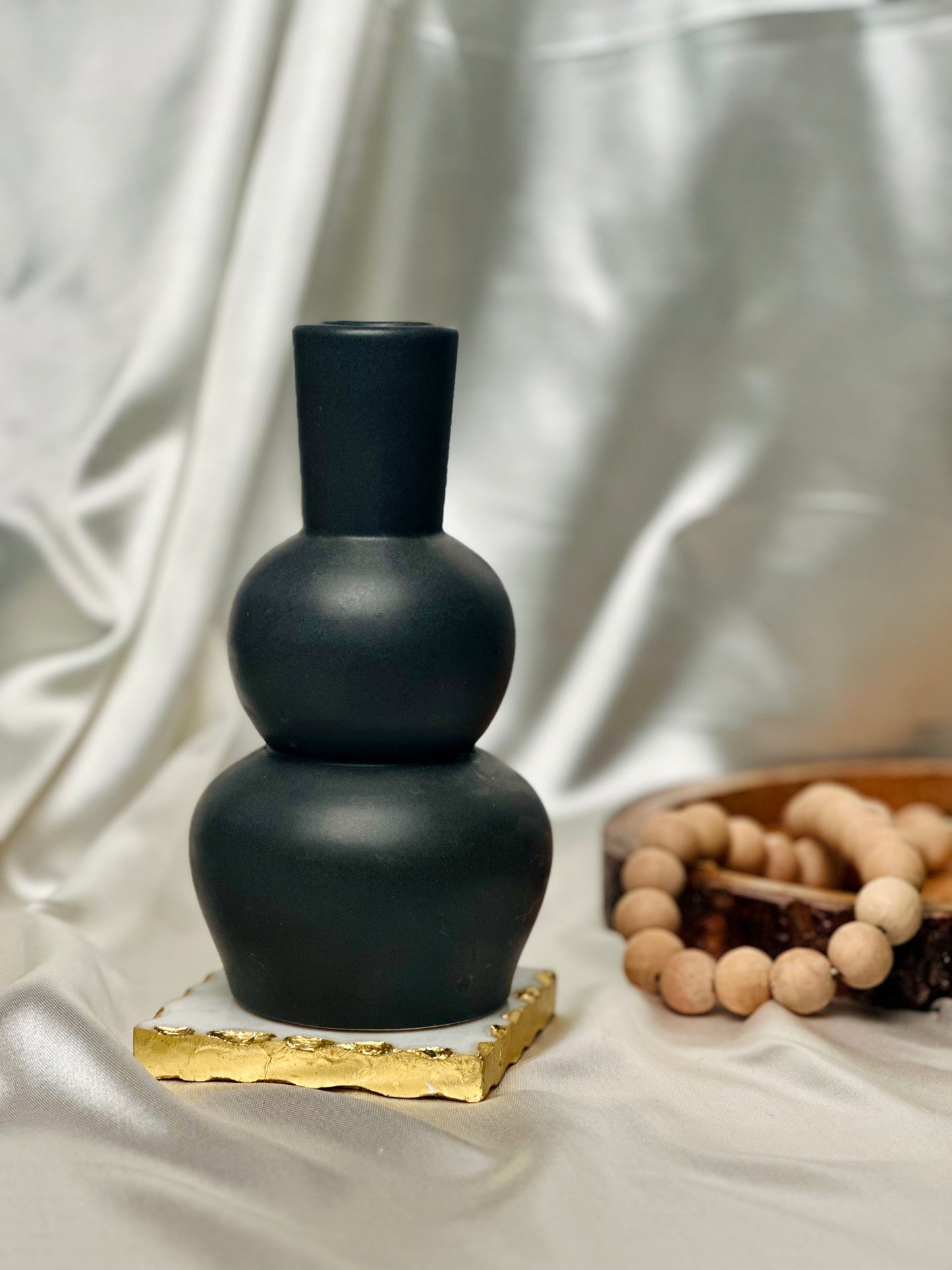 Black Balance Vase